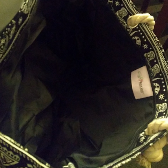 ONLY 2 LEFTBoho Elephant Print Bag - Picture 4 of 7